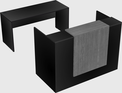 Modular reception desk