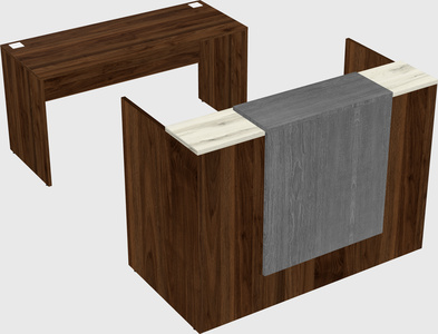 Modular reception desk
