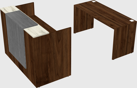 Modular reception desk