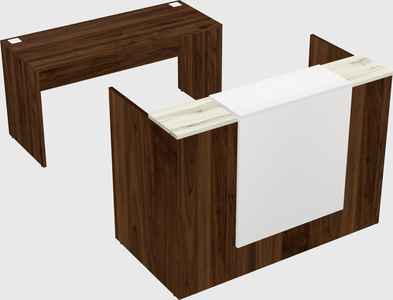 Modular reception desk