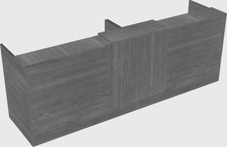 Shared u-shaped reception desks