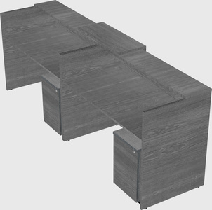 Shared u-shaped reception desks