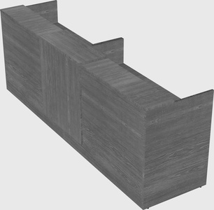 Shared u-shaped reception desks