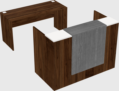 Modular reception desk