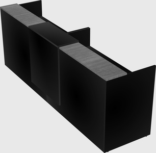 Shared u-shaped reception desks