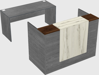 Modular reception desk
