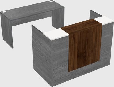 Modular reception desk