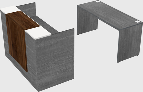 Modular reception desk