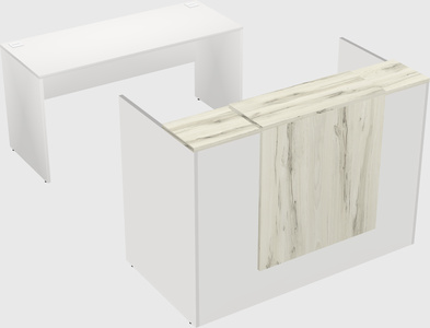 Modular reception desk