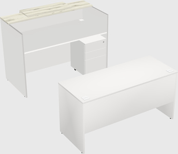 Modular reception desk