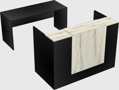 Modular reception desk