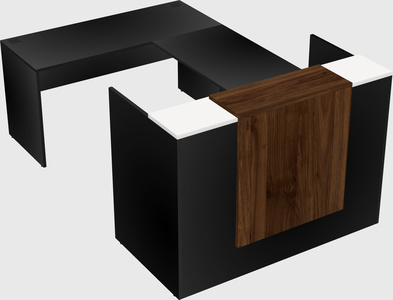 Modular reception desk