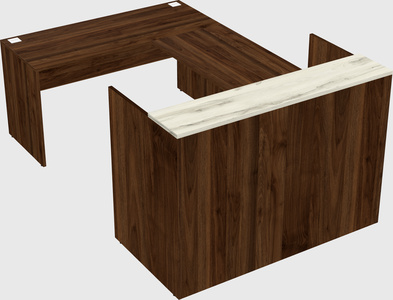 Modular reception desk