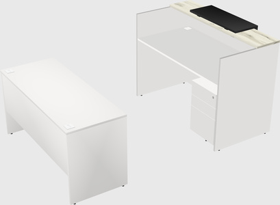 Modular reception desk