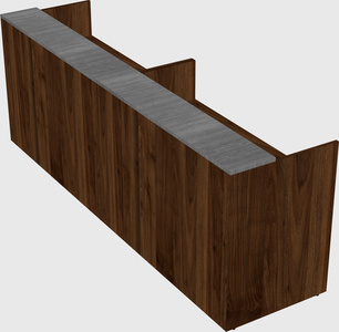 Shared u-shaped reception desks