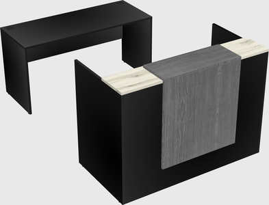 Modular reception desk