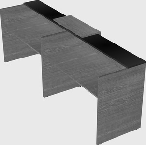 Shared u-shaped reception desks