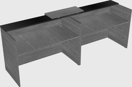 Shared u-shaped reception desks