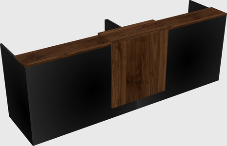 Shared u-shaped reception desks