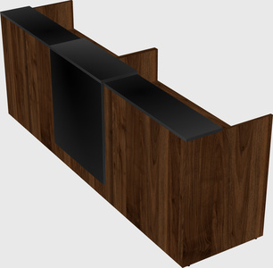 Shared u-shaped reception desks