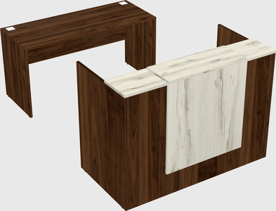 Modular reception desk