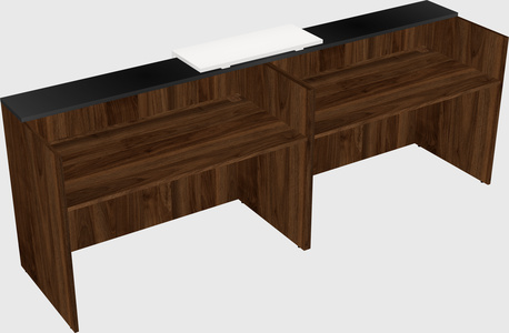 Shared u-shaped reception desks