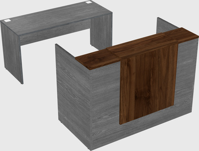 Modular reception desk