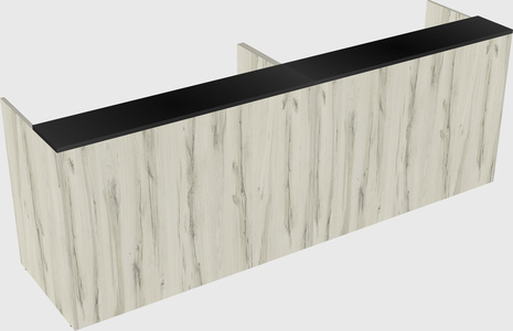 Shared u-shaped reception desks
