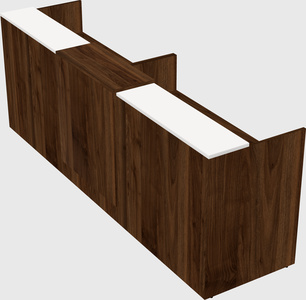 Shared u-shaped reception desks