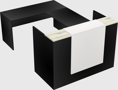 Modular reception desk