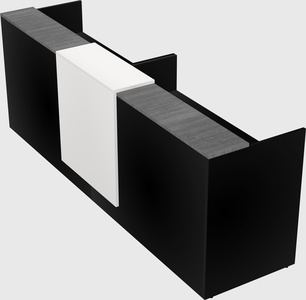 Shared u-shaped reception desks