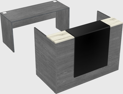 Modular reception desk