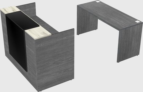 Modular reception desk