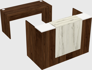 Modular reception desk