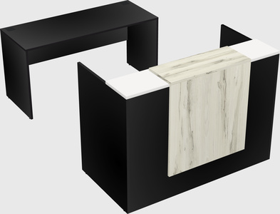 Modular reception desk