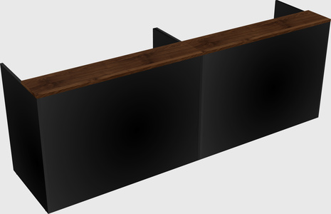 Shared u-shaped reception desks