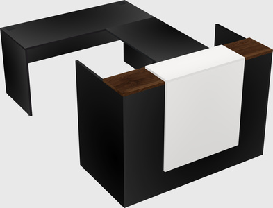 Modular reception desk