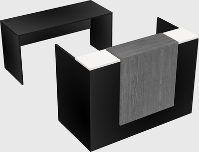 Modular reception desk
