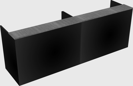 Shared u-shaped reception desks