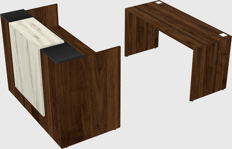 Modular reception desk
