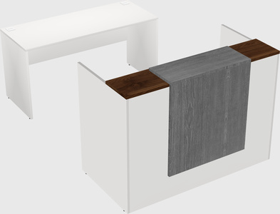 Modular reception desk