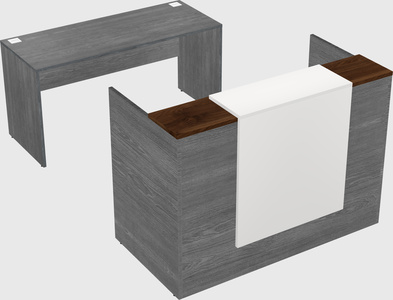 Modular reception desk