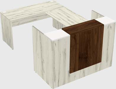 Modular reception desk