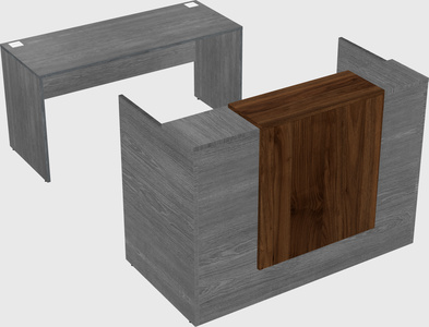 Modular reception desk