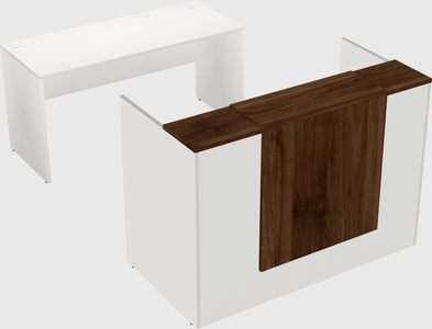 Modular reception desk