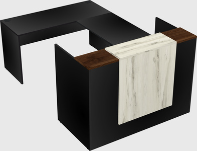 Modular reception desk