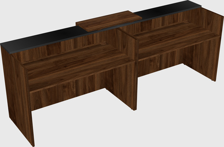 Shared u-shaped reception desks
