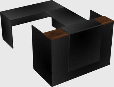 Modular reception desk
