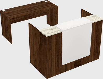 Modular reception desk