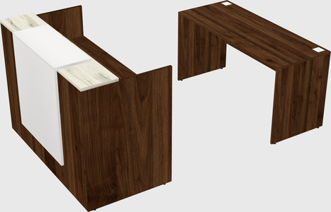 Modular reception desk